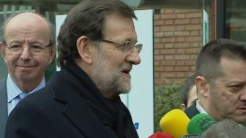 Rajoy sobre el Rey: "Está bien, lo he visto muy animado" Rajoy sobre el Rey: "Está bien, lo he visto muy animado"