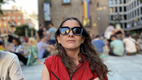 Belenciana, artista convocante de la sentada contra Almeida y Villacís: "Se están cuestionando los derechos que hemos ganado durante mucho tiempo" Belenciana, artista convocante de la sentada contra Almeida y Villacís: "Se están cuestionando los derechos que hemos ganado durante mucho tiempo"