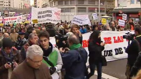 Manifestación en Madrid contra las políticas europeas Manifestación en Madrid contra las políticas europeas