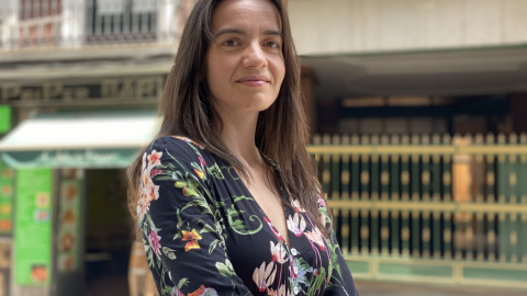 María Senovilla, durante la entrevista.