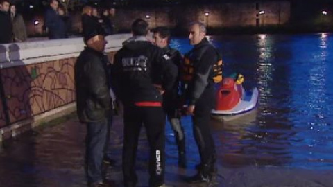 Alarma por desbordamiento del Pisuerga en Valladolid Alarma por desbordamiento del Pisuerga en Valladolid