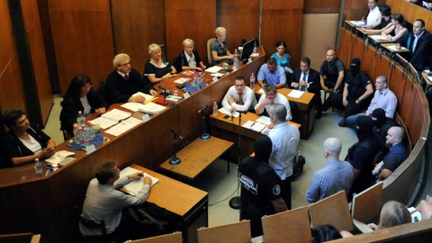 Los hermanos István y Árpad Kiss y Zsolt Petö asesinaron a seis personas gitanas y provocaron heridas graves a, al menos, otras cinco personas.- AFP Los hermanos István y Árpad Kiss y Zsolt Petö asesinaron a seis personas gitanas y provocaron heridas graves a, al menos, otras cinco personas.- AFP