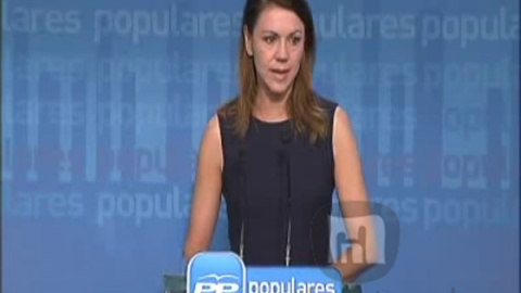 Cospedal insiste en relacionar a los escraches con la violencia y el nazismo Cospedal insiste en relacionar a los escraches con la violencia y el nazismo