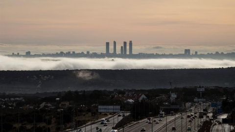 Vista de la ciudad de Madrid. Vista de la ciudad de Madrid.