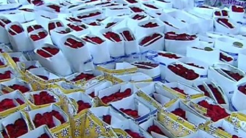 Se espera vender seis millones de rosas en la fiesta de Sant Jordi Se espera vender seis millones de rosas en la fiesta de Sant Jordi