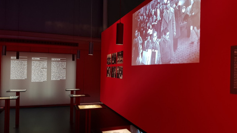 Imagen de la exposición 'La infancia bajo las bombas', en El Born CCM Imagen de la exposición 'La infancia bajo las bombas', en El Born CCM