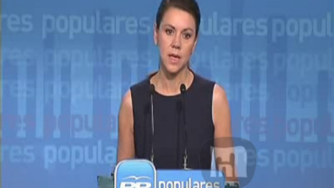 Cospedal acepta con condiciones la posibilidad de negociar un gran pacto Cospedal acepta con condiciones la posibilidad de negociar un gran pacto