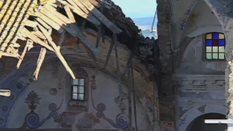 Cae parte del techo y un muro del convento de Medina Sidonia Cae parte del techo y un muro del convento de Medina Sidonia