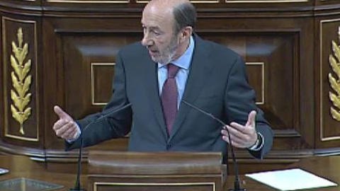 Rubalcaba: "Necesitamos un gran pacto nacional" Rubalcaba: "Necesitamos un gran pacto nacional"