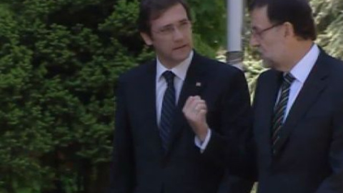 Rajoy y Passos Coelho se reúnen en La Moncloa Rajoy y Passos Coelho se reúnen en La Moncloa