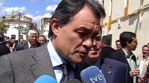 Artur Mas: "Nuestro principio es: reformas sí, opas hóstiles no" Artur Mas: "Nuestro principio es: reformas sí, opas hóstiles no"