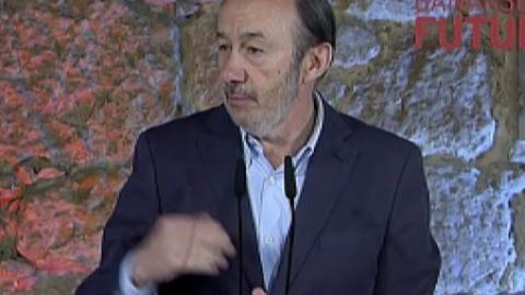 Rubalcaba: "la de ayer no fue mi mejor noche" Rubalcaba: "la de ayer no fue mi mejor noche"