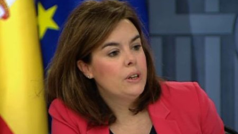 Saénz de Santamaría: "La tarea del Gobierno de Rajoy es beneficiar a la marca España" Saénz de Santamaría: "La tarea del Gobierno de Rajoy es beneficiar a la marca España"