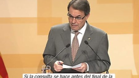 Mas agotará la legislatura pase lo que pase con la consulta Mas agotará la legislatura pase lo que pase con la consulta