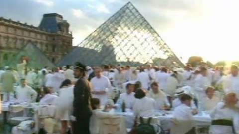 'Cena en Blanco' en París 'Cena en Blanco' en París
