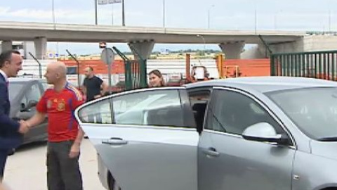 Aterrizan en Barajas los secuestrados en Colombia Aterrizan en Barajas los secuestrados en Colombia