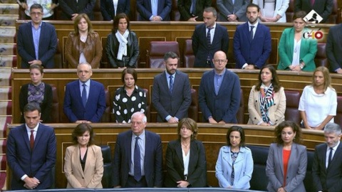 Congreso hace un minuto de silencio por el suceso en Mallorca Congreso hace un minuto de silencio por el suceso en Mallorca