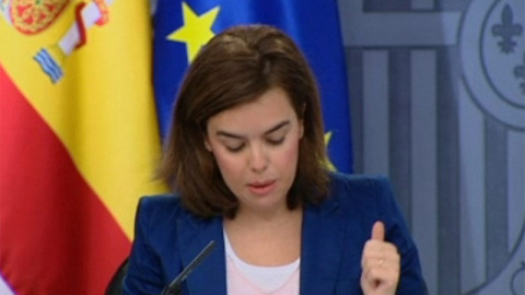 La Vicepresidenta anuncia el adelgazamiento de la Administración La Vicepresidenta anuncia el adelgazamiento de la Administración
