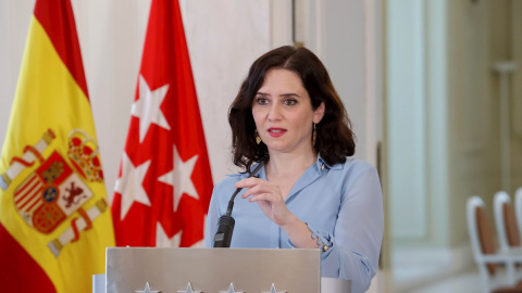 Isabel Díaz Ayuso anuncia la convocatoria de elecciones en la Comunidad de Madrid. Isabel Díaz Ayuso anuncia la convocatoria de elecciones en la Comunidad de Madrid.