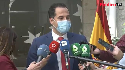 Aguado, sobre la convocatoria de elecciones por parte de Ayuso: "Es un capricho personal y electoral" Aguado, sobre la convocatoria de elecciones por parte de Ayuso: "Es un capricho personal y electoral"