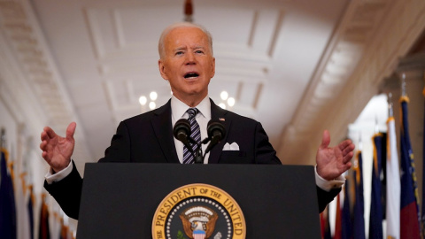 El presidente de EEUU, Joe Biden, quiere que los estadounidenses estén vacunados el 4 de julio. El presidente de EEUU, Joe Biden, quiere que los estadounidenses estén vacunados el 4 de julio.