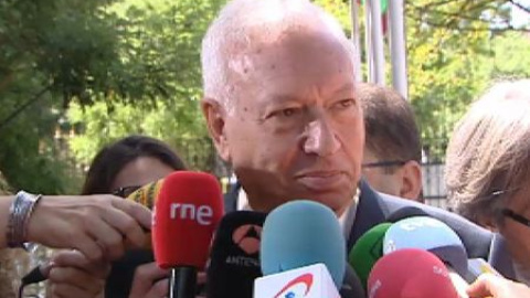 Margallo sobre el avión de Morales: "No se le ha impedido volar" Margallo sobre el avión de Morales: "No se le ha impedido volar"