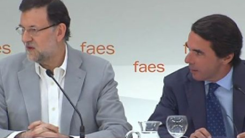 Rajoy y Aznar coinciden en la clausura del Campus FAES Rajoy y Aznar coinciden en la clausura del Campus FAES