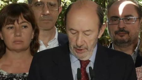 Rubalcaba: "Romper la estructura de España sería un desastre" Rubalcaba: "Romper la estructura de España sería un desastre"