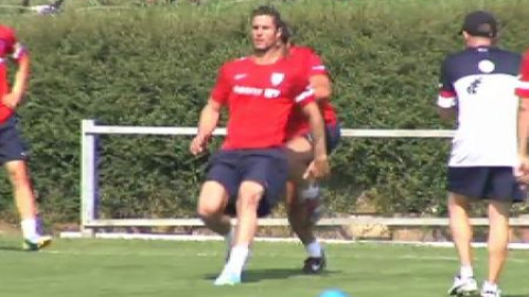 Josu Urrutia, pendiente del entrenamiento Josu Urrutia, pendiente del entrenamiento