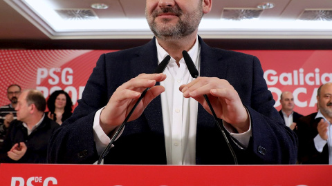 25/01/2020.- El secretario de Organización del PSOE y ministro de Transportes, José Luis Ábalos, durante el Comité nacional gallego del partido. / EFE - XOÁN REY 25/01/2020.- El secretario de Organización del PSOE y ministro de Transportes, José Luis Ábalos, durante el Comité nacional gallego del partido. / EFE - XOÁN REY
