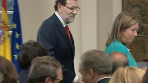 Rajoy: "Toda la labor del Gobierno va dirigida a mejorar el bienestar de las personas" Rajoy: "Toda la labor del Gobierno va dirigida a mejorar el bienestar de las personas"