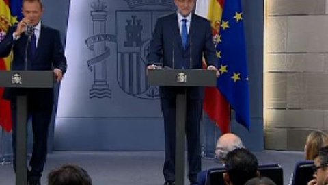 Rajoy sobre las entregas en efectivo de Bárcenas: "No voy a entrar" Rajoy sobre las entregas en efectivo de Bárcenas: "No voy a entrar"