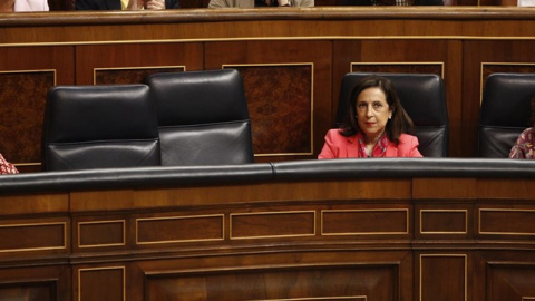 La ministra de Defensa, Margarita Robles, en la sesión de control al Gobierno en el Congreso. / EUROPA PRESS - EDUARDO PARRA La ministra de Defensa, Margarita Robles, en la sesión de control al Gobierno en el Congreso. / EUROPA PRESS - EDUARDO PARRA