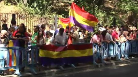 Gritos contra la monarquía en Cáceres Gritos contra la monarquía en Cáceres