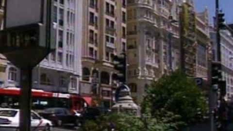 Figuras de hielo para mitigar el calor en el centro de Madrid Figuras de hielo para mitigar el calor en el centro de Madrid