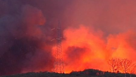Los incendios en Ourense no dan tregua Los incendios en Ourense no dan tregua