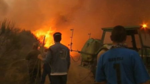 El mayor incendio del año en Galicia ha calcinado 2.175 hectáreas El mayor incendio del año en Galicia ha calcinado 2.175 hectáreas