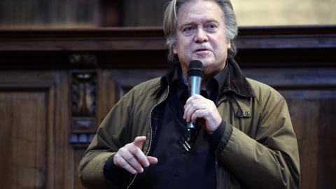 El exasesor de Trump, Steve Bannon, en una imagen de Archivo. El exasesor de Trump, Steve Bannon, en una imagen de Archivo.