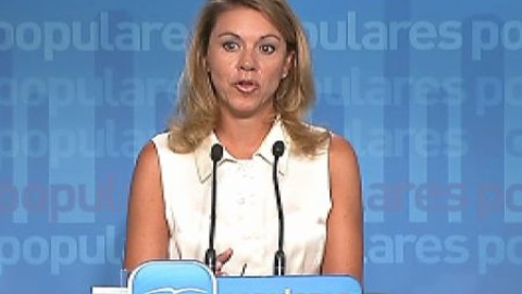 Cospedal: "Todo lo que tenía que declarar lo hice ante el juez" Cospedal: "Todo lo que tenía que declarar lo hice ante el juez"