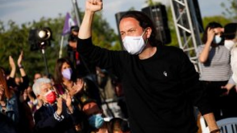 Iglesias cierra la campaña reivindicando el papel histórico de Podemos: "La política es para que los de abajo pongan límites a los de arriba" Iglesias cierra la campaña reivindicando el papel histórico de Podemos: "La política es para que los de abajo pongan límites a los de arriba"