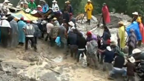Mortal corrimiento de tierras en México Mortal corrimiento de tierras en México