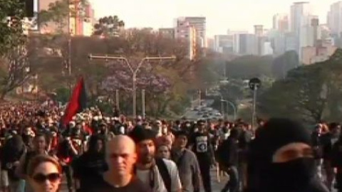 Los disturbios vuelven a Brasil el Día de su Independencia Los disturbios vuelven a Brasil el Día de su Independencia
