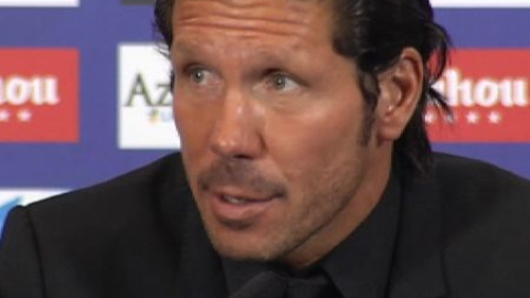 Simeone: "En la parte más importante del partido el equipo fue contundente" Simeone: "En la parte más importante del partido el equipo fue contundente"