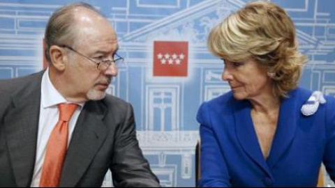 Rodrigo Rato y Esperanza Aguirre, en una foto de archivo. EFE Rodrigo Rato y Esperanza Aguirre, en una foto de archivo. EFE