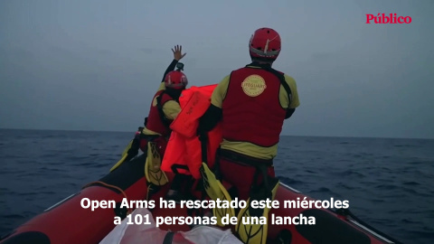 Vídeo | Open Arms rescata a 101 personas en el Mediterráneo con su nuevo buque Vídeo | Open Arms rescata a 101 personas en el Mediterráneo con su nuevo buque