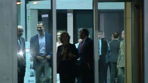 El Príncipe de Asturias: "Estamos muy contentos y animados. Ha ido como la seda" El Príncipe de Asturias: "Estamos muy contentos y animados. Ha ido como la seda"