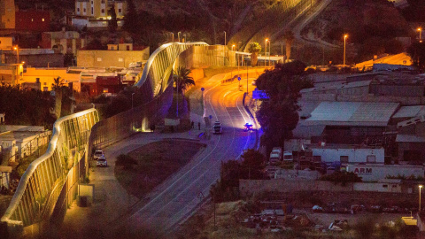 Frontera que separa Melilla y Marruecos. Imagen de Archivo. Frontera que separa Melilla y Marruecos. Imagen de Archivo.