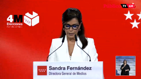 Rueda de prensa Sandra Fernández Rueda de prensa Sandra Fernández