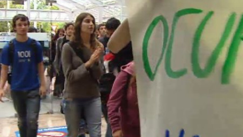 Ocupación en la Universidad Autónoma contra la subida de tasas Ocupación en la Universidad Autónoma contra la subida de tasas