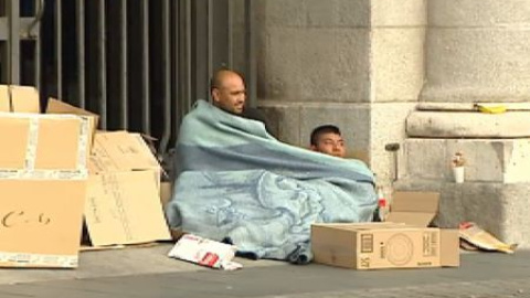 El centro de Madrid se llena de mendigos El centro de Madrid se llena de mendigos